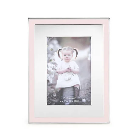 pink border photo frame