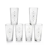 Set of 6 Swarovski Water Glasses