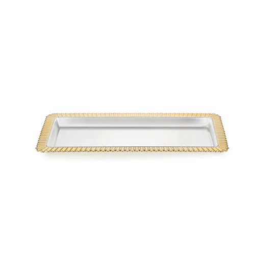 Stripped Design Rectangle Tray-2