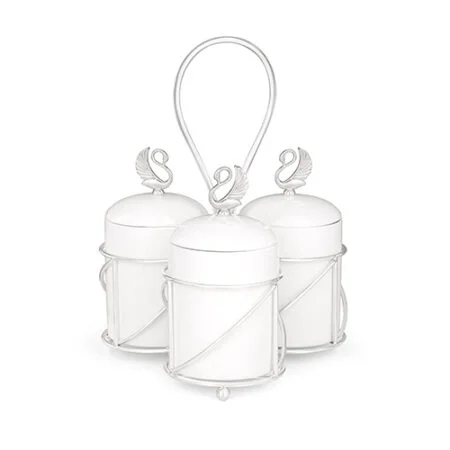 Set of 3 serving with lid