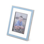 sky blue border photo frame