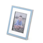 silver sky blue border photo frame-2