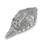 Ganesh Silver Shankh - Medium Size