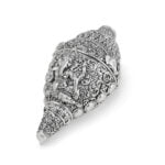 Ganesh Silver Shankh - Large Size