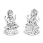 silver New Lotus Laxmi Ganesha-2