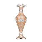 peach silver vase