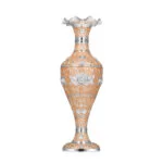 silver peach vase-2