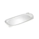 Silver Cutwork Oval Design Tray