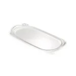 Cutwork Oval Designer Silver Tray