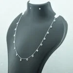 white crystal necklace