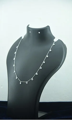 white crystal necklace