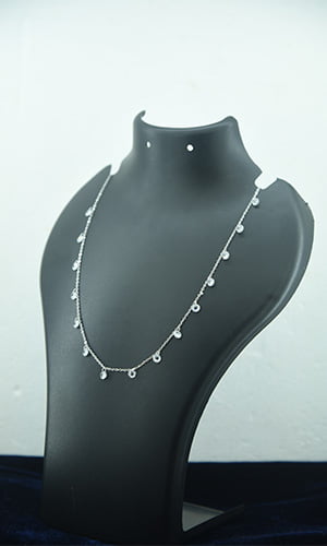 Crystal Necklace (Single Layer)