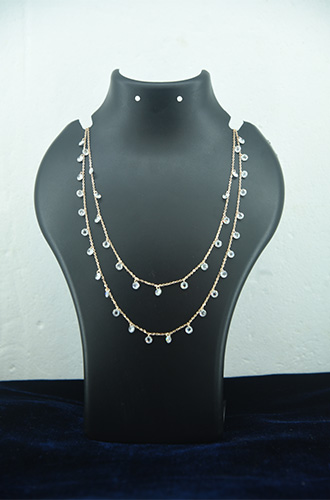 Sterling Silver Or 18ct Gold Plated Crystal Necklace By Hurleyburley |  notonthehighstreet.com