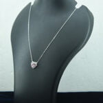 pink heart shape diamond