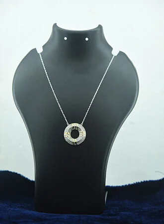 Clock Ring Necklace