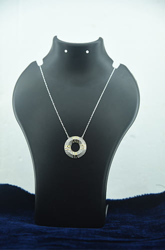 Clock Ring Necklace