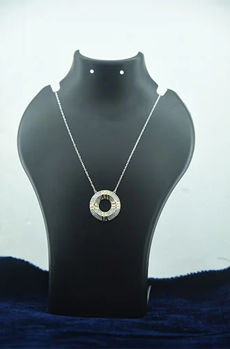 Clock Ring Necklace