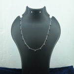 Black Crystal Necklace 1 Layer