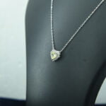 yellow heart shape diamond