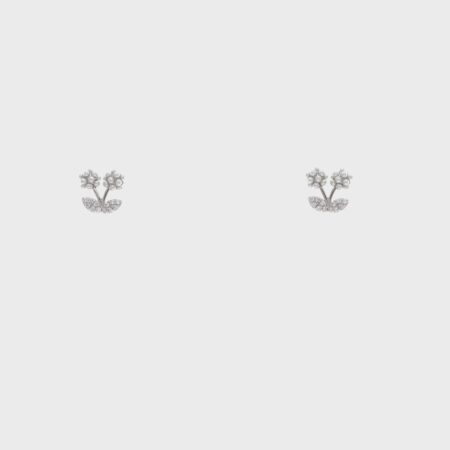 Petite Diamond Bloom Earrings