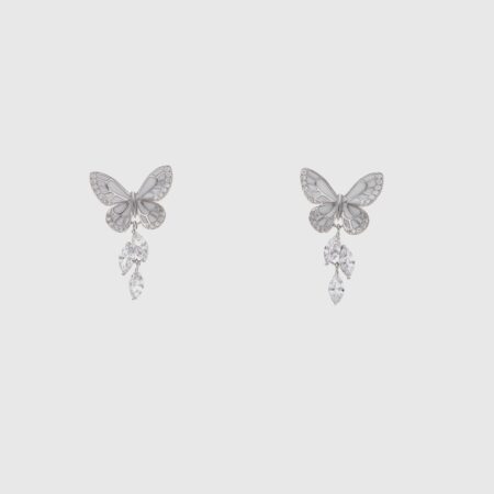 Geometric Butterfly Tops (Silver)
