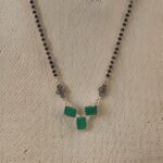 Green Diamond Mangalsutra