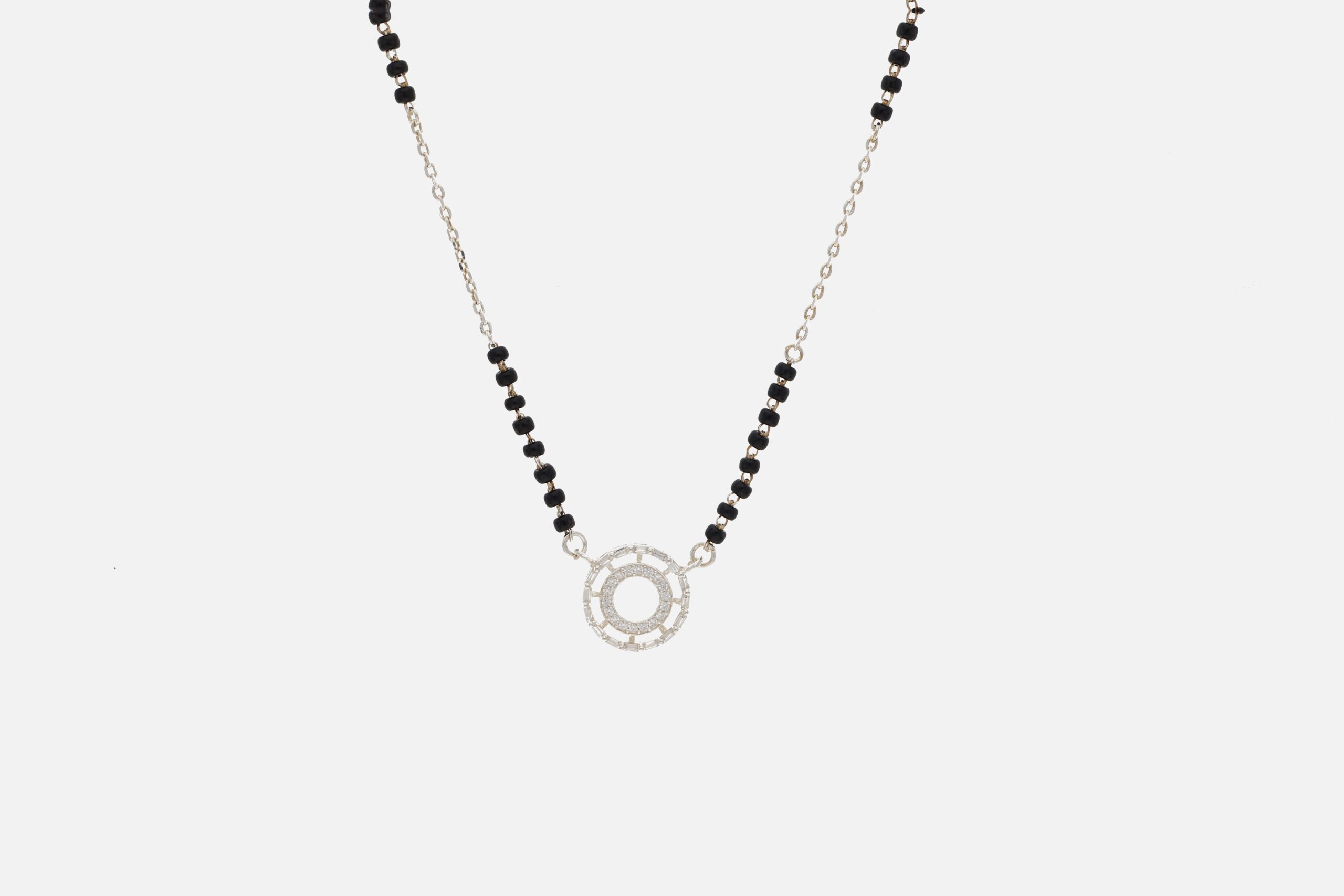 Ring Pendant Silver Mangalsiutra