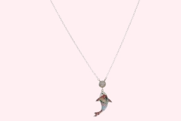 Silver Dolphin Chain Pendant