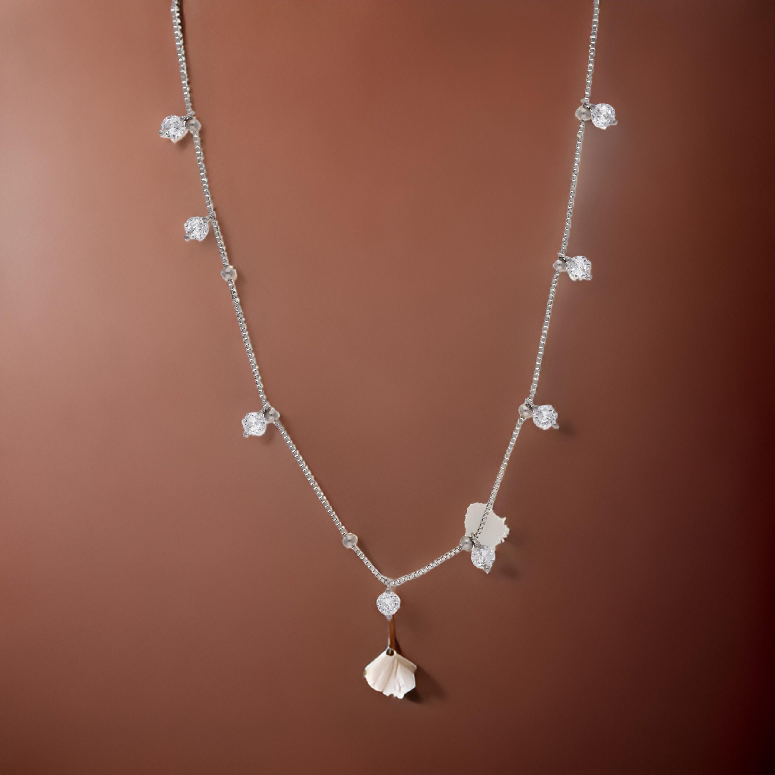 Silver lights Constellation Necklace