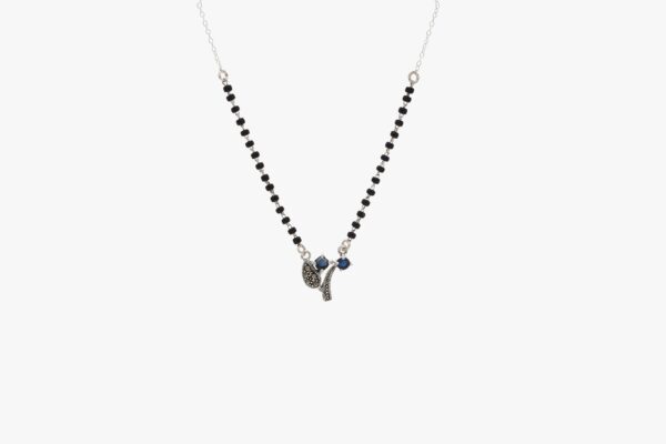 Simple Design Silver Mangalsutra
