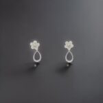 Elegant Fallig Silver Gemstones Tops